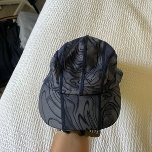 Athleta Running Hat with Topo Map Pattern